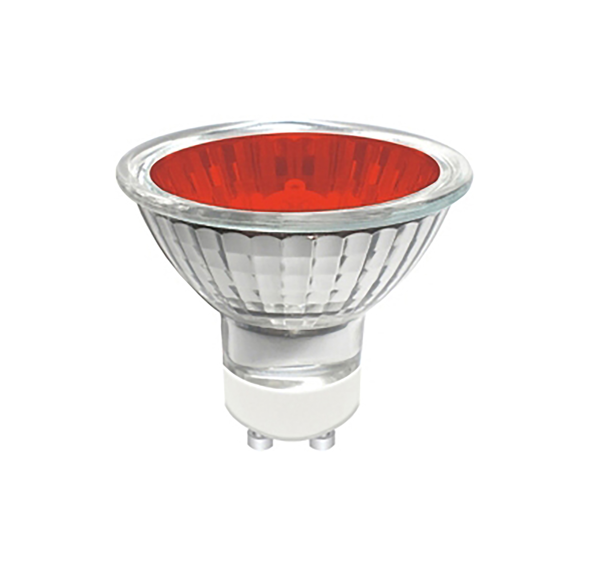 147550201  GU10 Aluminium 20W Red 50° Halogen